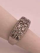 CERTIFIED BRAND NEW 14K WHITE GOLD DIAMOND BAND / RING