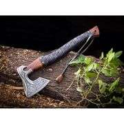 Handmade Russian Valknut Viking Axe