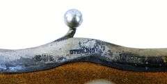 Antique Leather & Sterling Silver Purse