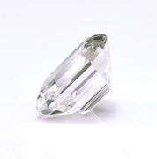 Large 5 Ct Sparkling Bright White Asscher Cut Simulated Diamond Solitaire