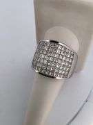 CERTIFIED 14K WHITE GOLD DIAMOND RING / BAND