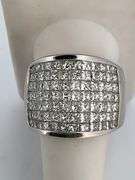 CERTIFIED 14K WHITE GOLD DIAMOND RING / BAND