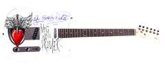 Bon Jovi Autographed Facsimile Custom Graphics Guitar