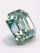 Huge 8.5 Ct Ice Mint Rare Emerald Cut Fire Moissanite