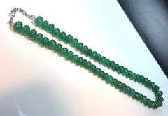 Gorgeous Large 935 Cttw Natural Mined From The Earth Emerald Necklace