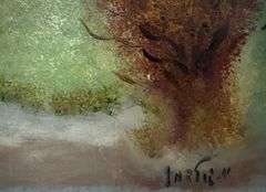 Beautiful oil on canvas by Albert Goldman (1922-2011)