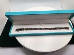 Elegant 87.5ct cabochan Natural polychromatic sapphire  Bracelet in Sterling Silver – Size 7