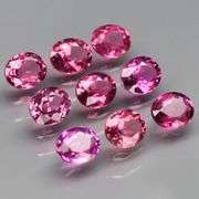 Natural 5.55ct pinkish violet Rhodolite Garnet set