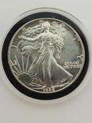 1988 American Silver Eagle In Hard Case