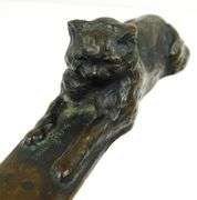 Emilie Fiero Vintage Bronze Cat Letter Opener
