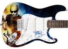 Joe Satriani Autographed Signed Custom Graphics Guitar ACOA