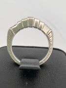CERTIFIED PLATINUM AND DIAMOND RING.