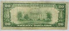 1929 Series $20 Boston Mass National Currency Note