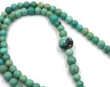 Turquoise beaded necklace