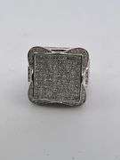 BRAND NEW MEN'S CERTIFIED 14K WHITE GOLD LARGE DIAMOND RING 9.00 CARATS