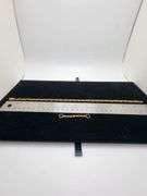 24" 18k chain with extra link , Extra link can be used as ring with size of 5.5 inch