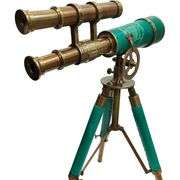 Brass Telescope with Tripod