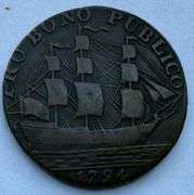 1794England Hampshire Gosport Half Penny Token