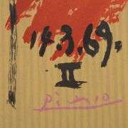Exclusive Pablo Picasso Lithograph Proof from Imaginary Portraits, 1969