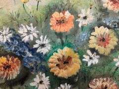 Collectible oil on canvas by Albert Goldman (1922-2011)