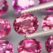 Natural 5.55ct pinkish violet Rhodolite Garnet set