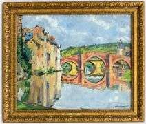 Exclusive Jacques Genevraie-Thiebsart Original Oil Framed