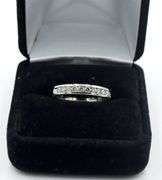 14kt White gold 0.50ctw channel set diamond band