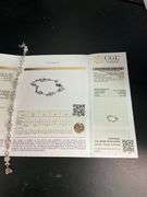 CERTIFIED 18K WHITE GOLD DIAMOND BRACELET
