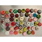 Lot of 100 Vintage and Vintage-Style Soda Bottle Caps