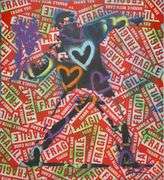 Exclusive E.M. Zax Unique Mixed Media on Panel Framed