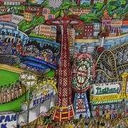 Take the B-Train to Brooklyn by Charles Fazzino