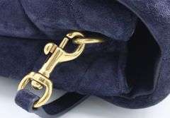 YSL Loulou Toy Suede Midnight Blue Crossbody