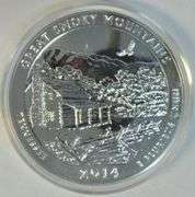 Gem BU 2014 'Great Smokey Mountains” America the Beautiful 5 oz in capsule