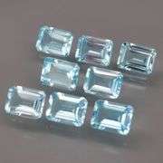 High fire 16.60ct Swiss blue Topaz set
