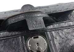 Vintage Gucci Treasor Boston Ostrich Bag