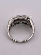 CERTIFIED 14K WHITE GOLD DIAMOND RING / BAND