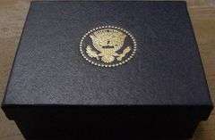 NEW RONALD REAGAN SIGNED PRSIDENTIAL CUFFLINKS