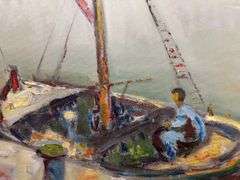 Masterpiece oil on canvas by Albert Goldman (1922-2011)