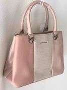 Stylish Two-tone Pink Color Designer Bag By David Jones-Paris