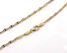 14kt Yellow gold Gucci style link chain necklace