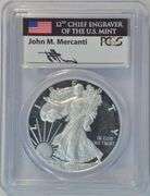 Mercanti Signed PCGS PR70DCAM 2015-W $1 Eagle-1st Day Issue Florida FUN