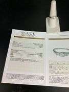 CERTIFIED LADIES PLATINUM AND DIAMOND RING