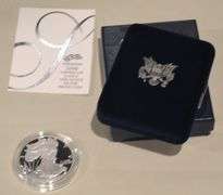 2006 W  Proof  Silver Eagle W Box And Paper.
