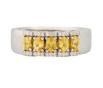 Le Vian 1.00ctw Oval Sapphire and 0.25ctw Diamond Ring in 14K