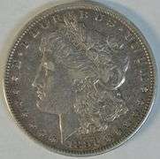 Very sharp XF 1891-CC Morgan Silver Dollar. Key date
