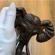 Cast Iron Elephant Head Wall Hook