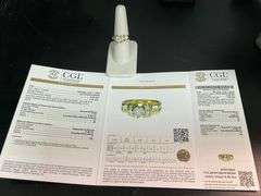 CERTIFIED BRAND NEW 14K YELLOW GOLD DIAMOND ENGAGEMENT RING