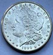 Choice Frosty White 1899 O Morgan Dollar