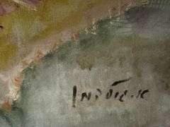 Collectible oil on canvas by Albert Goldman (1922-2011)