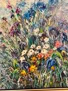 Beautiful Impressionist Garden Painting